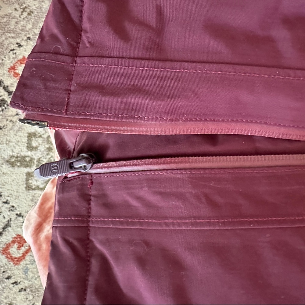 Women's Burgundy SZ 6 Lululemon Parka - Picture 3 of 7